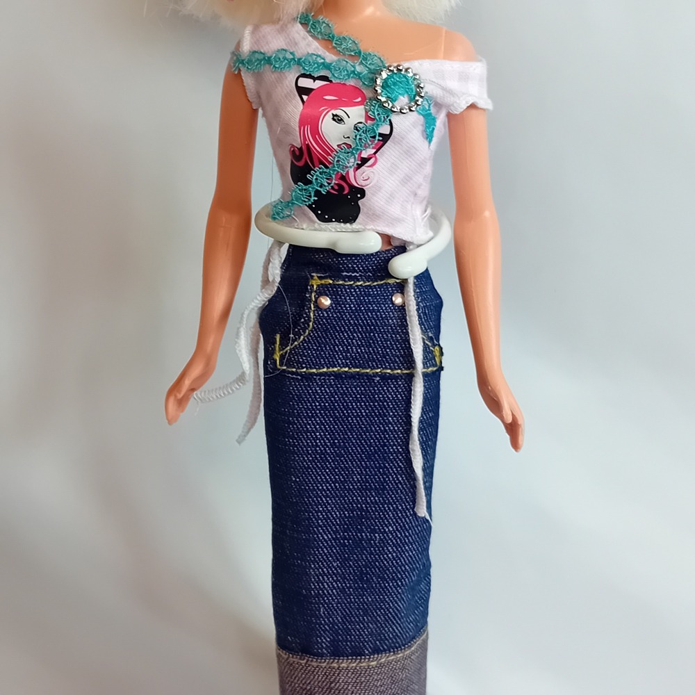 1996 Vintage Mattel All Grown Up Teen Skipper Barbie Fashion Doll Redressed Toys - Picture 5 of 13